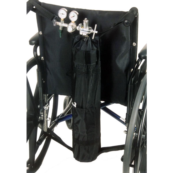 Oxygen Tank Holder For Manual Wheelchairs