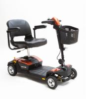 Pride 4 Wheel GoGo LX with CTS Sunburst Orange Color Shroud