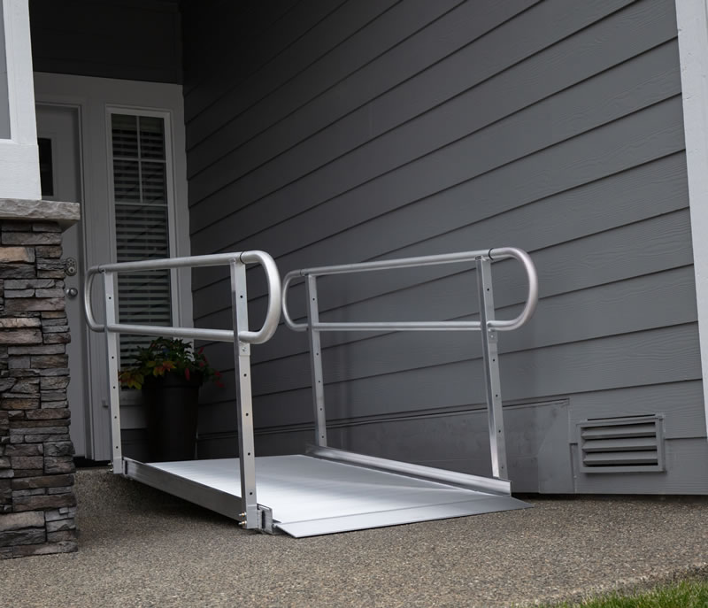 Gateway Ramp with Handrails 5ft